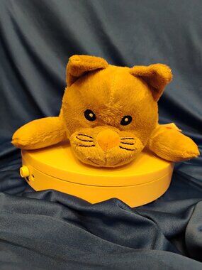 Melissa and Doug Gray Cat Kitten Kitty Plush W/White Belly Stuffed Animal 8”-PB1